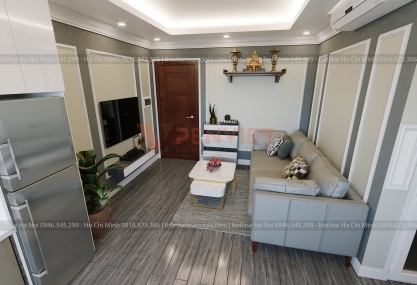 Thiết kế căn hộ chung cư – anh Huy – Bắc Ninh