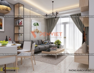 Thiết kế nội thất căn hộ Luxcity - Bác Khoa - Quận 7