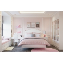 Thiết kế phòng ngủ cho bé gái chung cư HongKong Tower - anh Thành