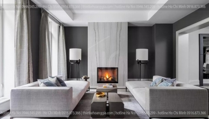 4 mẫu thiết kế nội thất phòng khách hiện đại nổi bật năm 2019