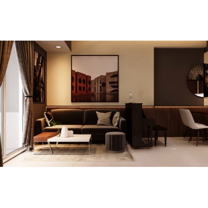 Thiết kế nội thất căn hộ Residence- Quận 7