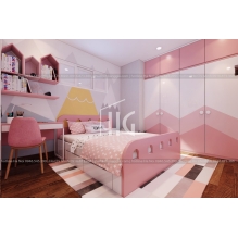Thiết kế phòng ngủ cho bé gái chung cư KĐT Xa La