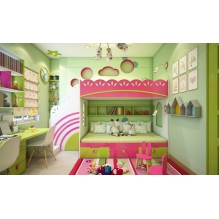 Thiết kế phòng ngủ cho bé gái chị Nga, Hà Nội