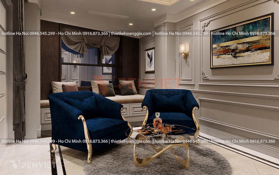 Thiết kế tầng 2 penhouse