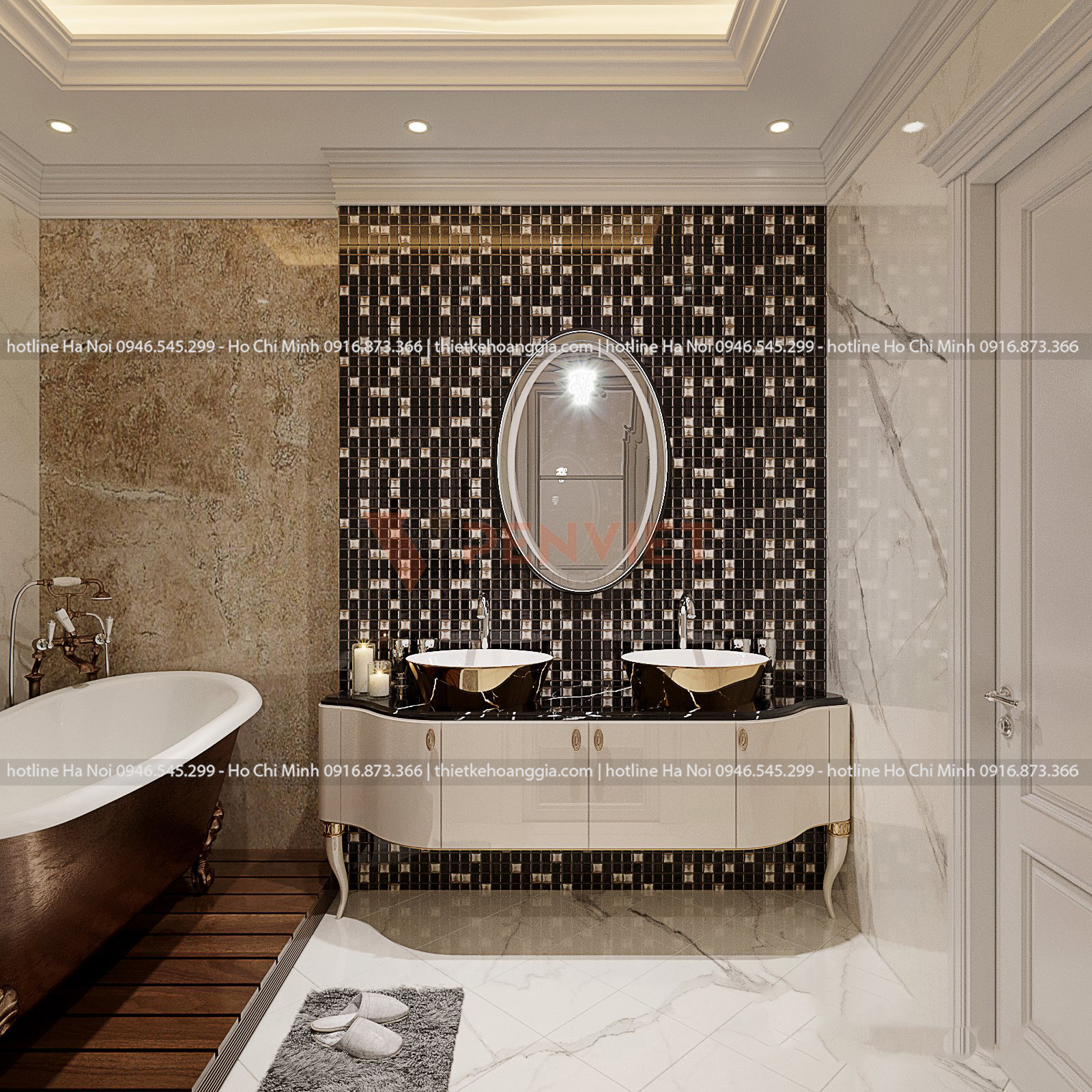 Phòng wc penhouse chị Hằng