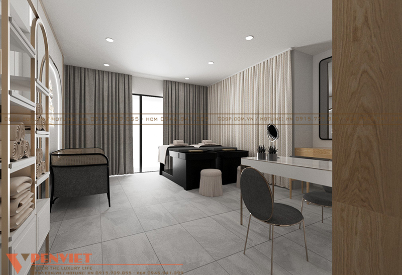 Mẫu thiết kế spa đông y đẹp- Ruby spa