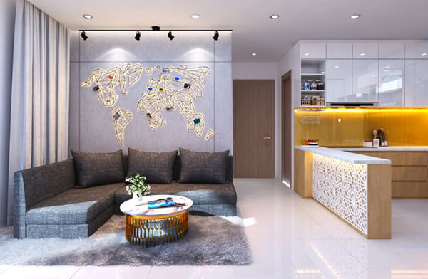 Ý tưởng thiết kế nội thất chung cư có diện tích nhỏ để có không ...