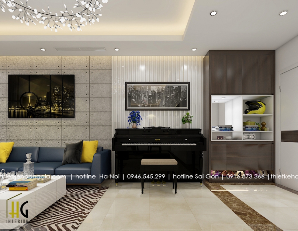 Interior design of modern apartment in Ho Chi Minh CITY