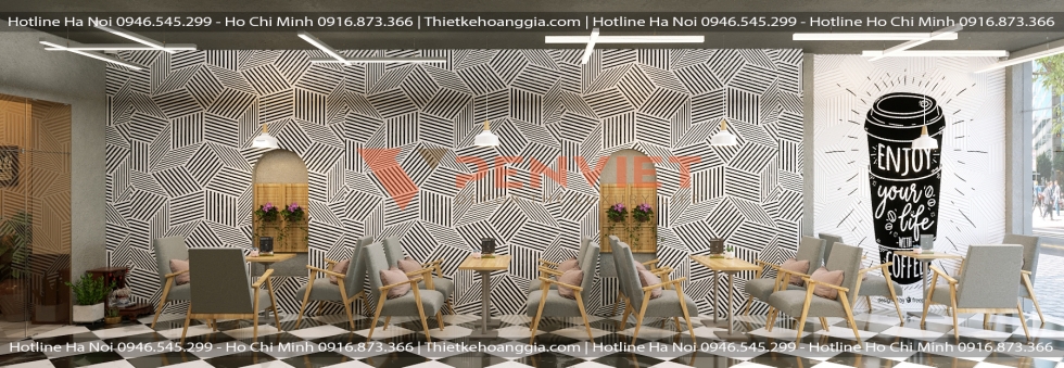 Thiết kế tiệm trà sữa JoLy - Anh Huy - Hải Phòng