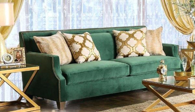 Ghế sofa màu xanh hợp với người mệnh mộc