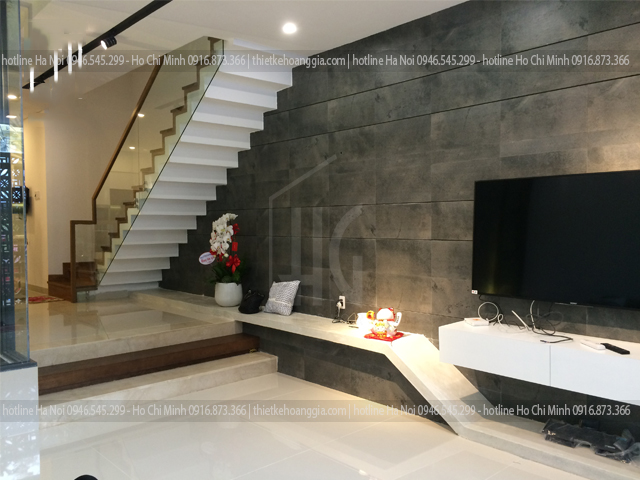 Interior construction of Khanh's house in Ninh Binh