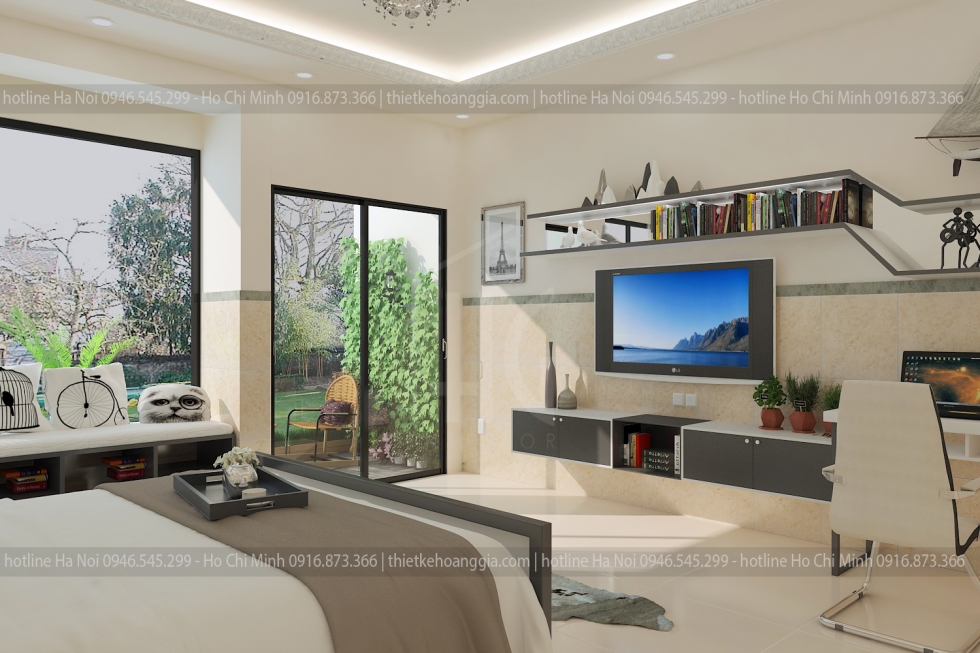Interior design bedroom townhouse for Mr. Hai