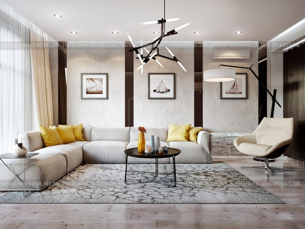 Interior design of D capitale apartment - Ms. Thuy