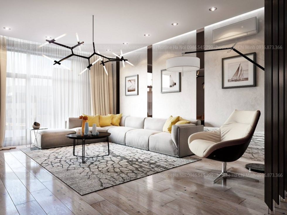 Interior design of D capitale apartment - Ms. Thuy