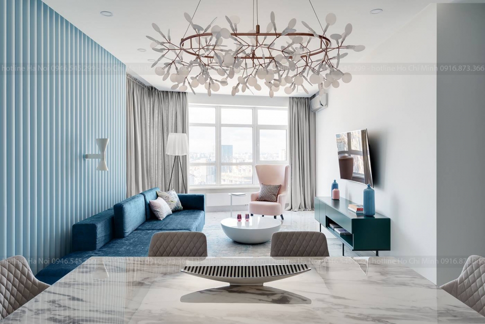 Interior design of modern apartment in Vinhome Thanh Xuan