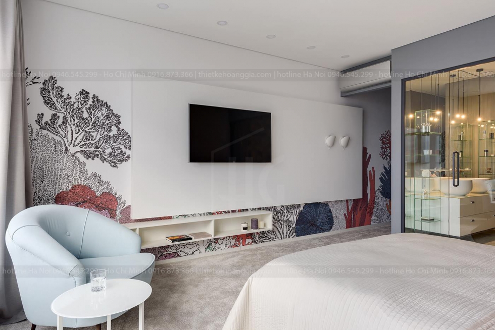 Interior design of modern apartment in Vinhome Thanh Xuan