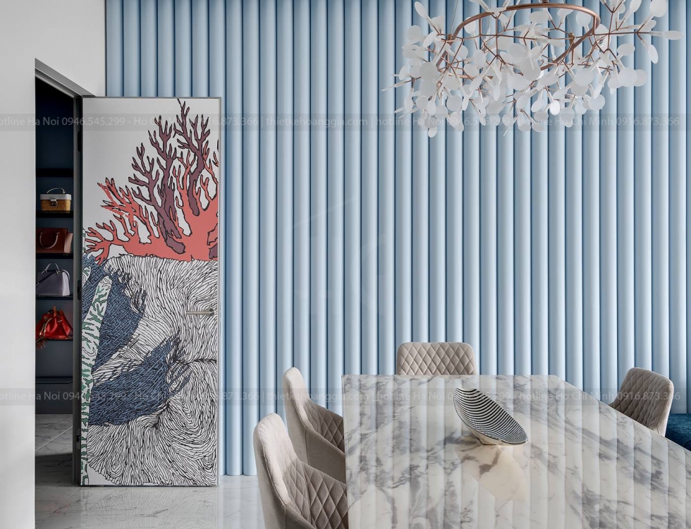 Interior design of modern apartment in Vinhome Thanh Xuan