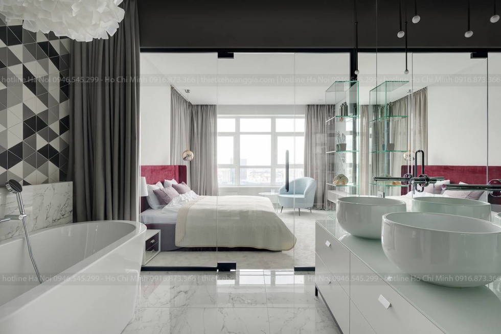 Interior design of modern apartment in Vinhome Thanh Xuan