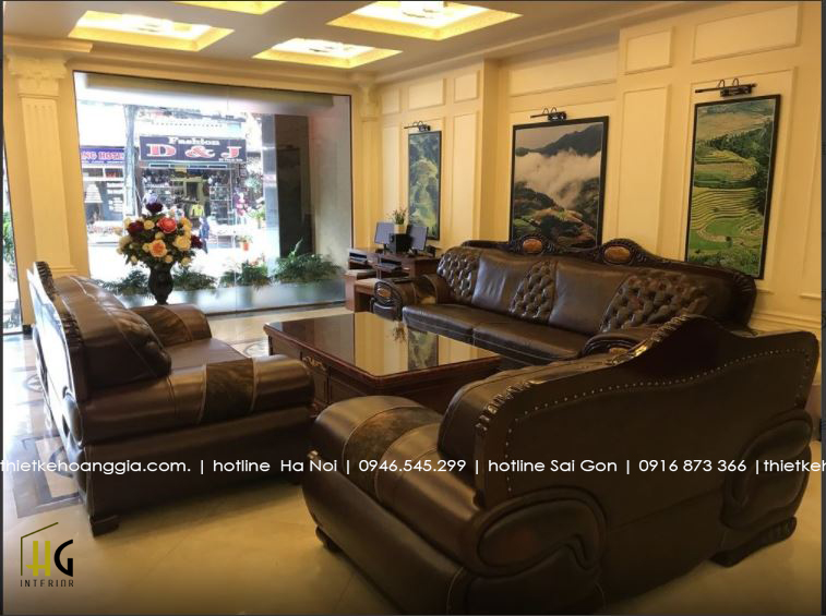 Interior design of 3 star hotel in Sapa