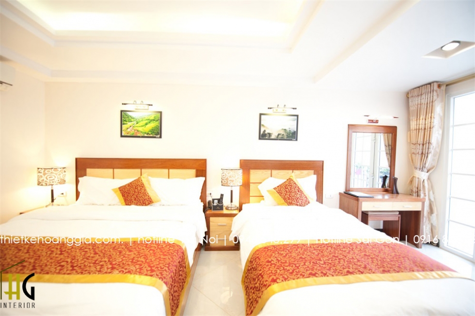 Interior design of 3 star hotel in Sapa