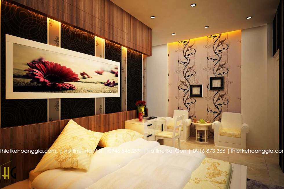 Interior design of Hoan Ha Nam hotel