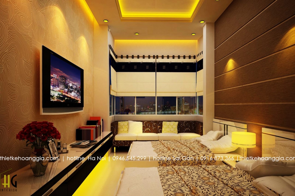 Interior design of Hoan Ha Nam hotel
