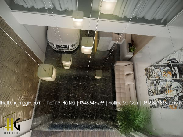 Interior design of Hai Phong mini hotel
