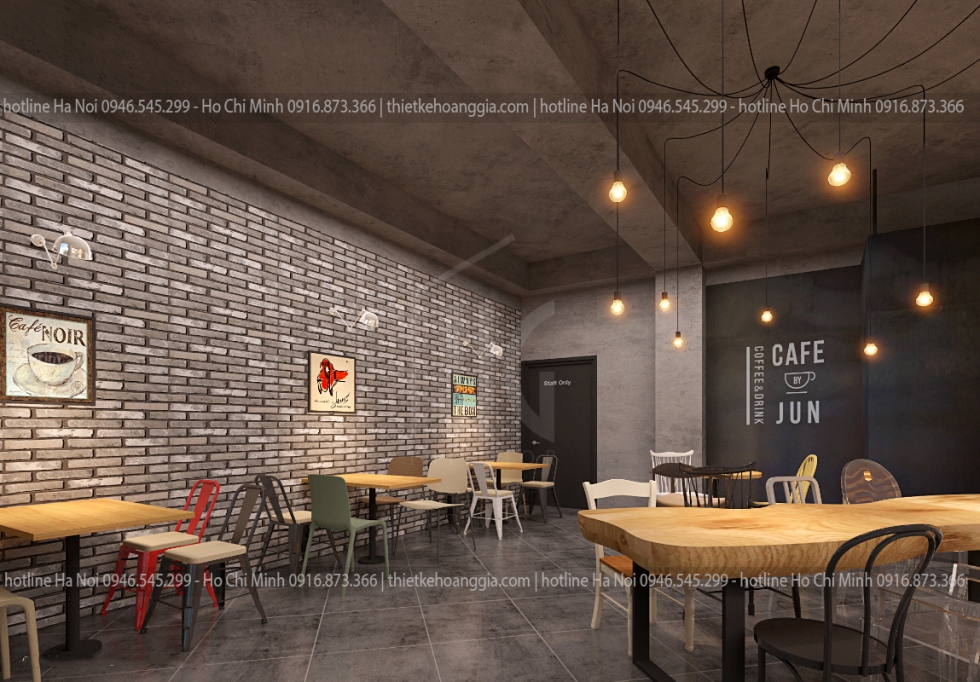 Interior design cafe Mr. Trung - Vinh