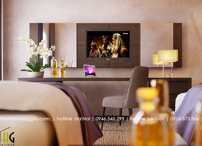 Interior design and construction of Ms. Thanh's hotel 2018