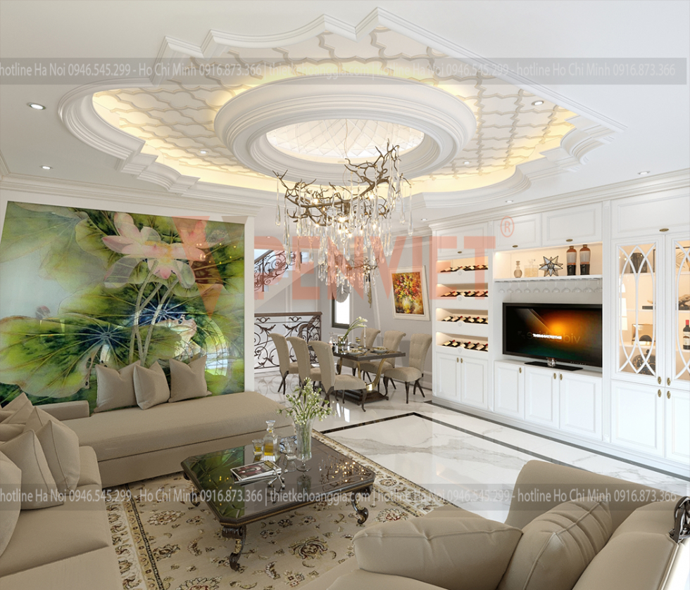 thiết kế kiến trúc nội thất biệt thự
