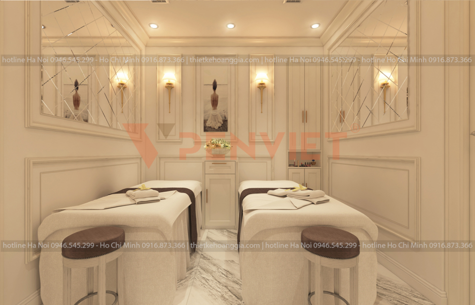Cải tạo biệt thự Cầu Bươu biệt thự Spa Mimosa.