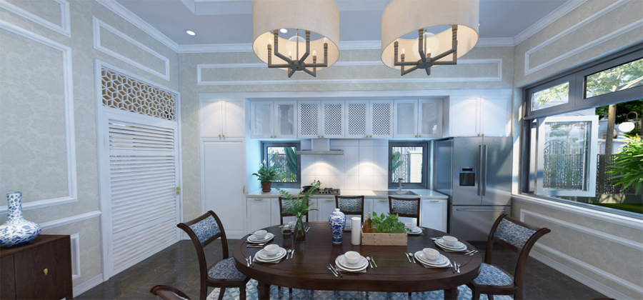 Beautiful shimmering design with villas - Mr. Phong