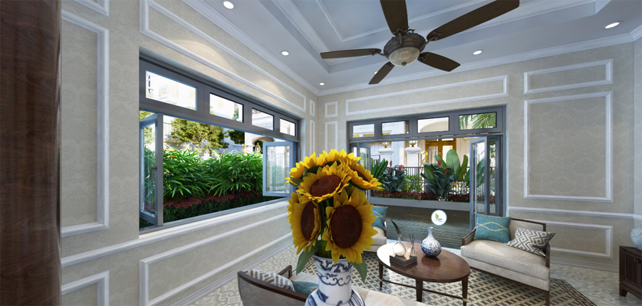 Beautiful shimmering design with villas - Mr. Phong