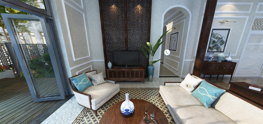 Beautiful shimmering design with villas - Mr. Phong
