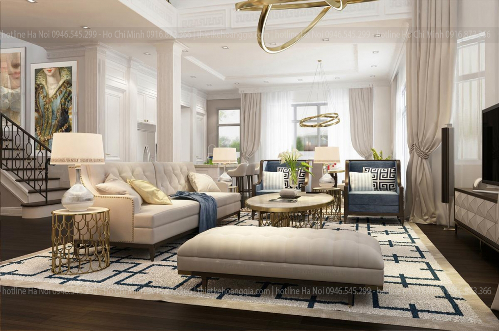 Interior design villa Vinhomes Riverside - Mr. Hai