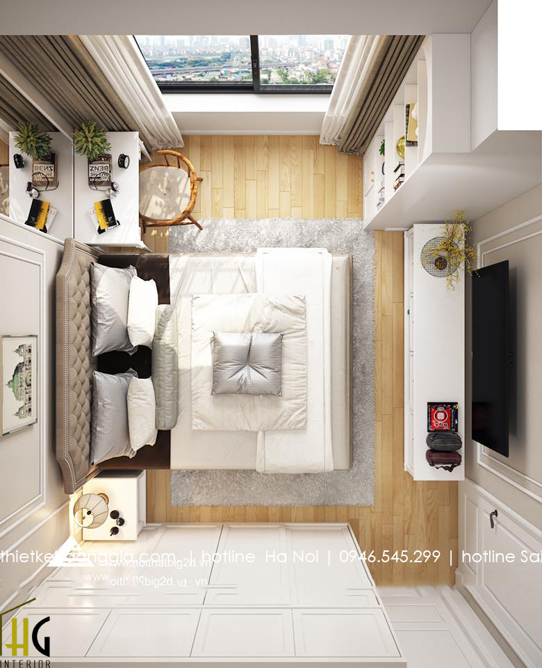 Imperia Garden 105m2 아파트 인테리어를 디자인