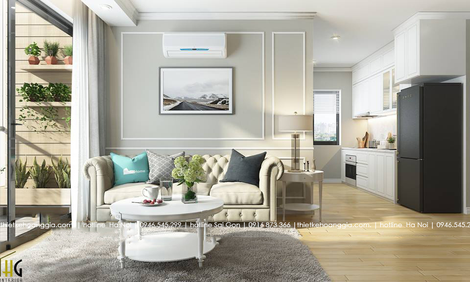 Imperia Garden 105m2 아파트 인테리어를 디자인