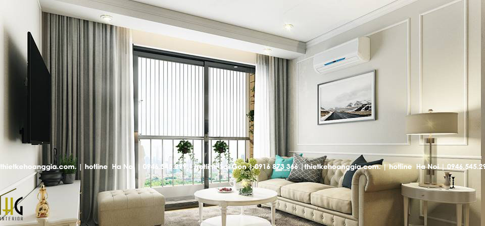 Imperia Garden 105m2 아파트 인테리어를 디자인