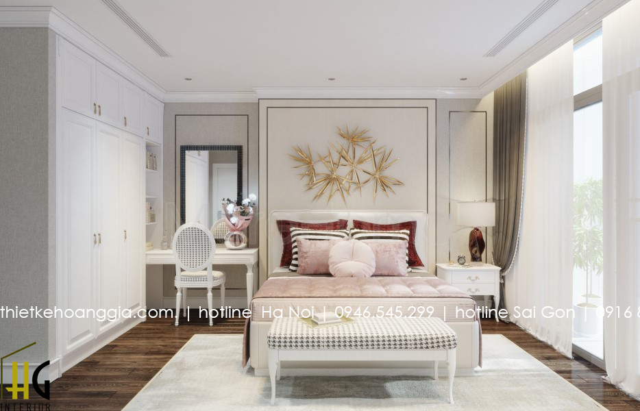 Golden palace에98m2고급 아파트 인테리어를 디자인