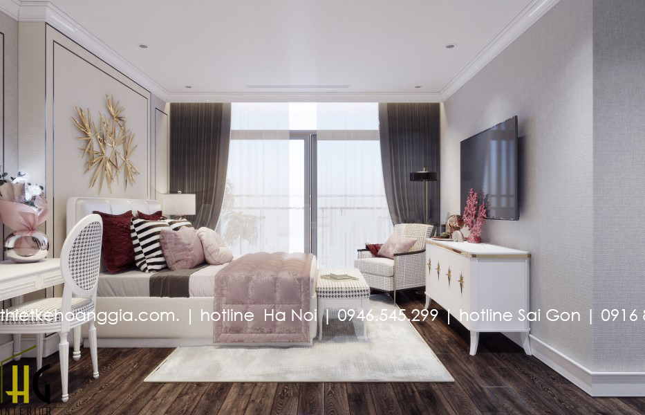 Golden palace에98m2고급 아파트 인테리어를 디자인