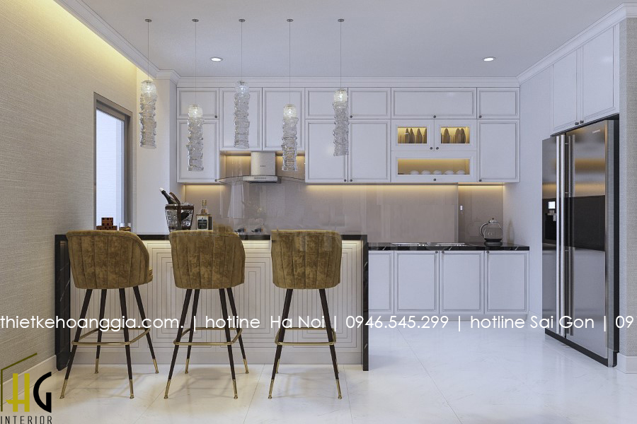 Golden palace에98m2고급 아파트 인테리어를 디자인
