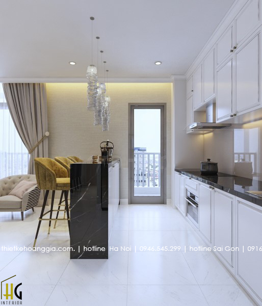 Golden palace에98m2고급 아파트 인테리어를 디자인