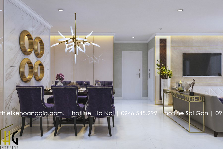 Golden palace에98m2고급 아파트 인테리어를 디자인