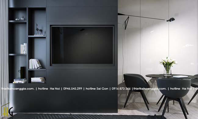 New Skyline Van Quan에 고급 아파트 인테리어를 디자인