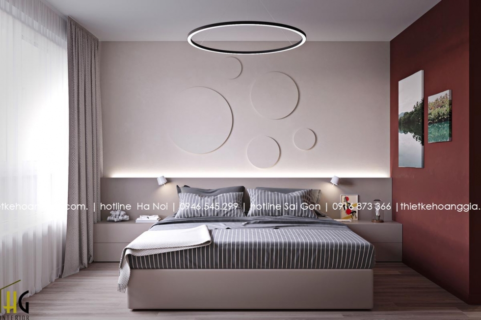 Gardenia 빌딩에  탄 씨의  75m2아파트 인테리어 디자인