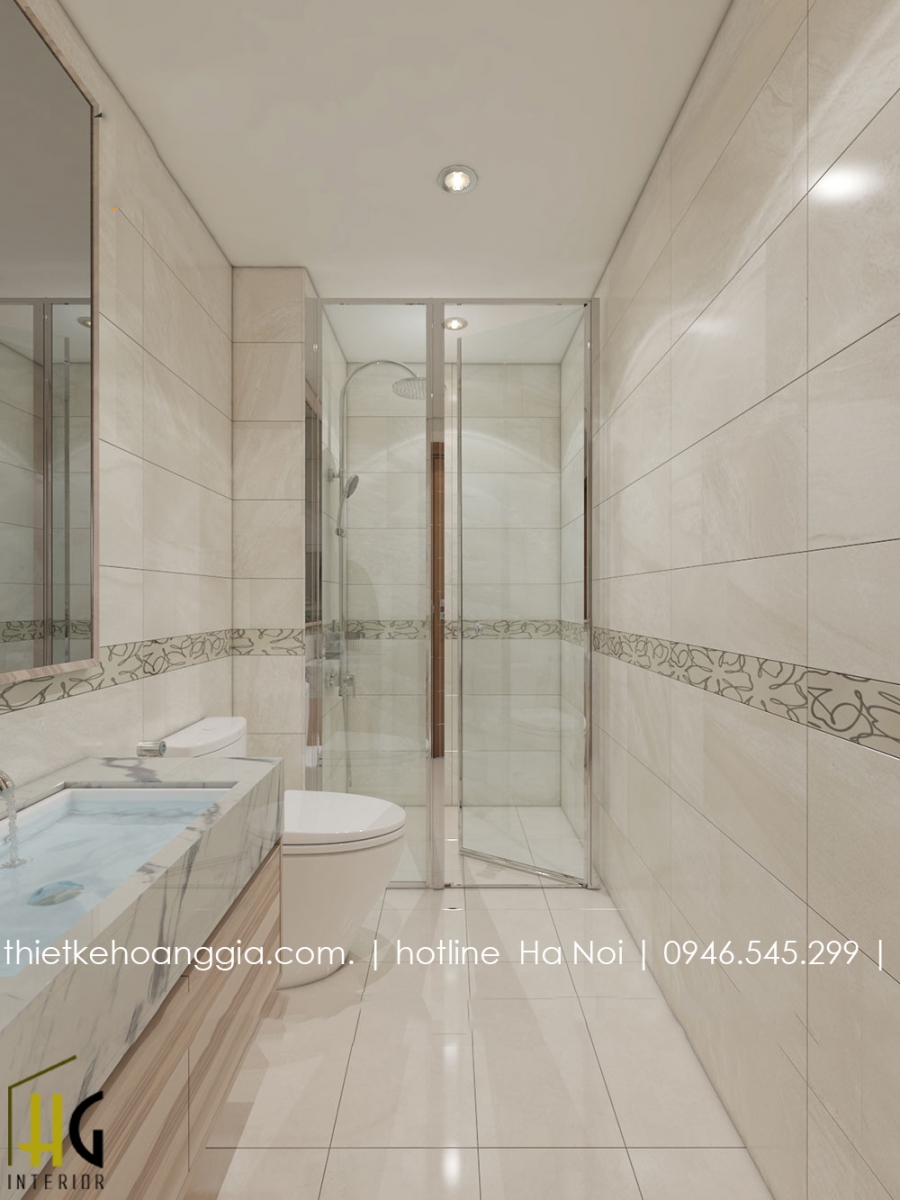Nam Dinh Tower 아파트에서77m2아프트의 인테리어를 디자인