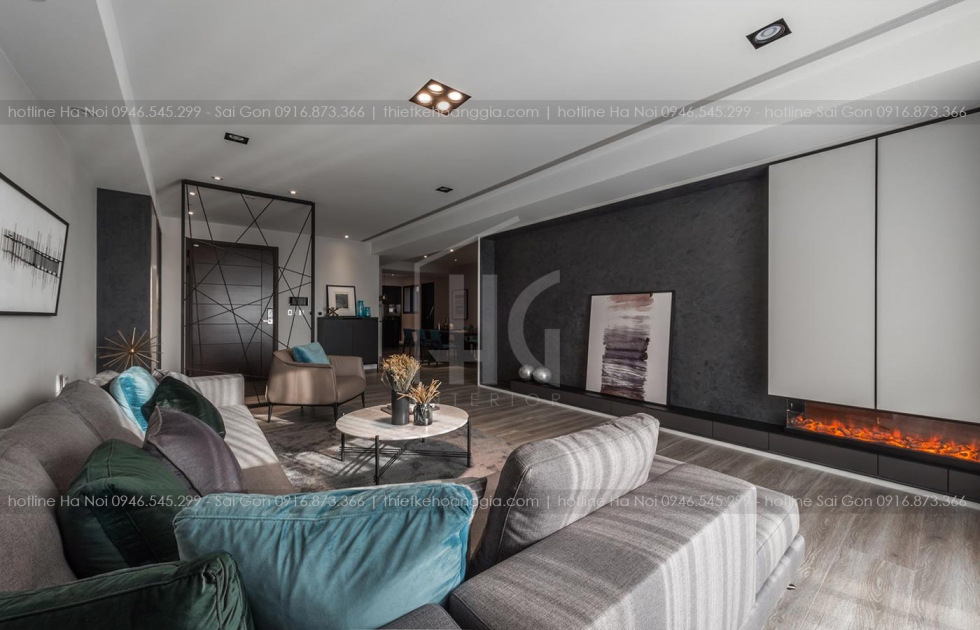 Interior Design of Vinhomes Metropolis apartment Lieu Giai