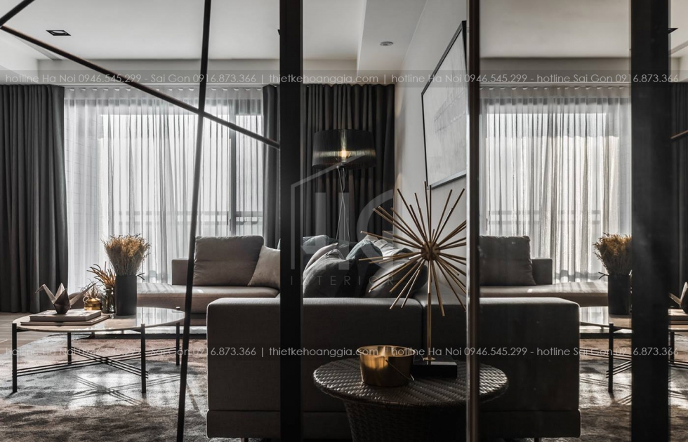 Interior Design of Vinhomes Metropolis apartment Lieu Giai