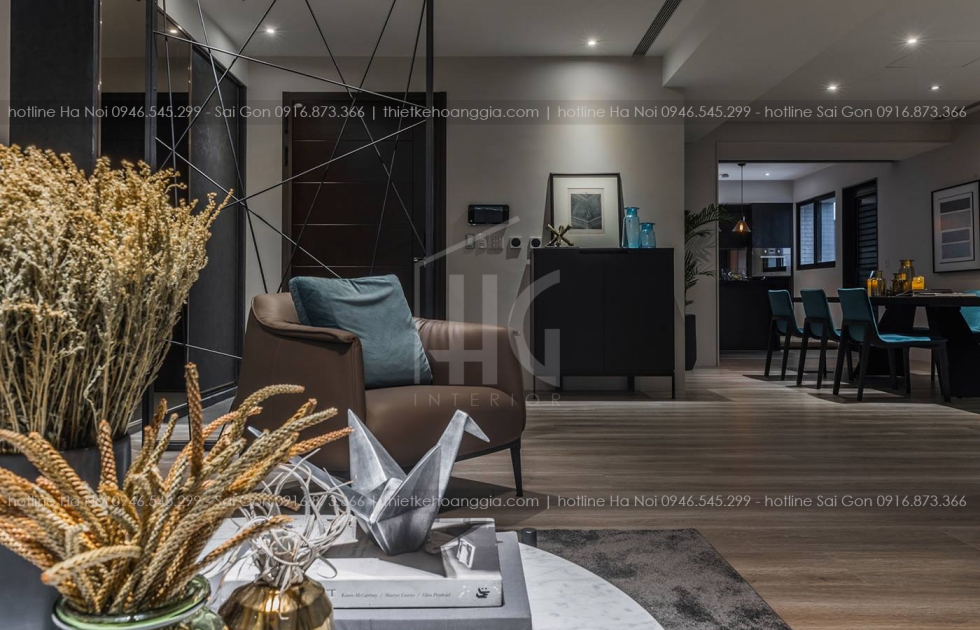 Interior Design of Vinhomes Metropolis apartment Lieu Giai