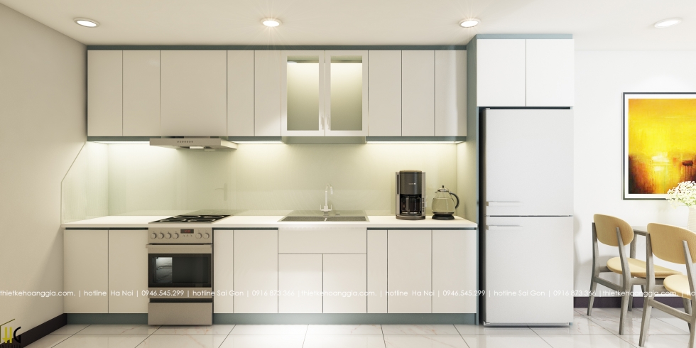 Masteri Thảo Điền에70m2아파트 인테리어를 디자인